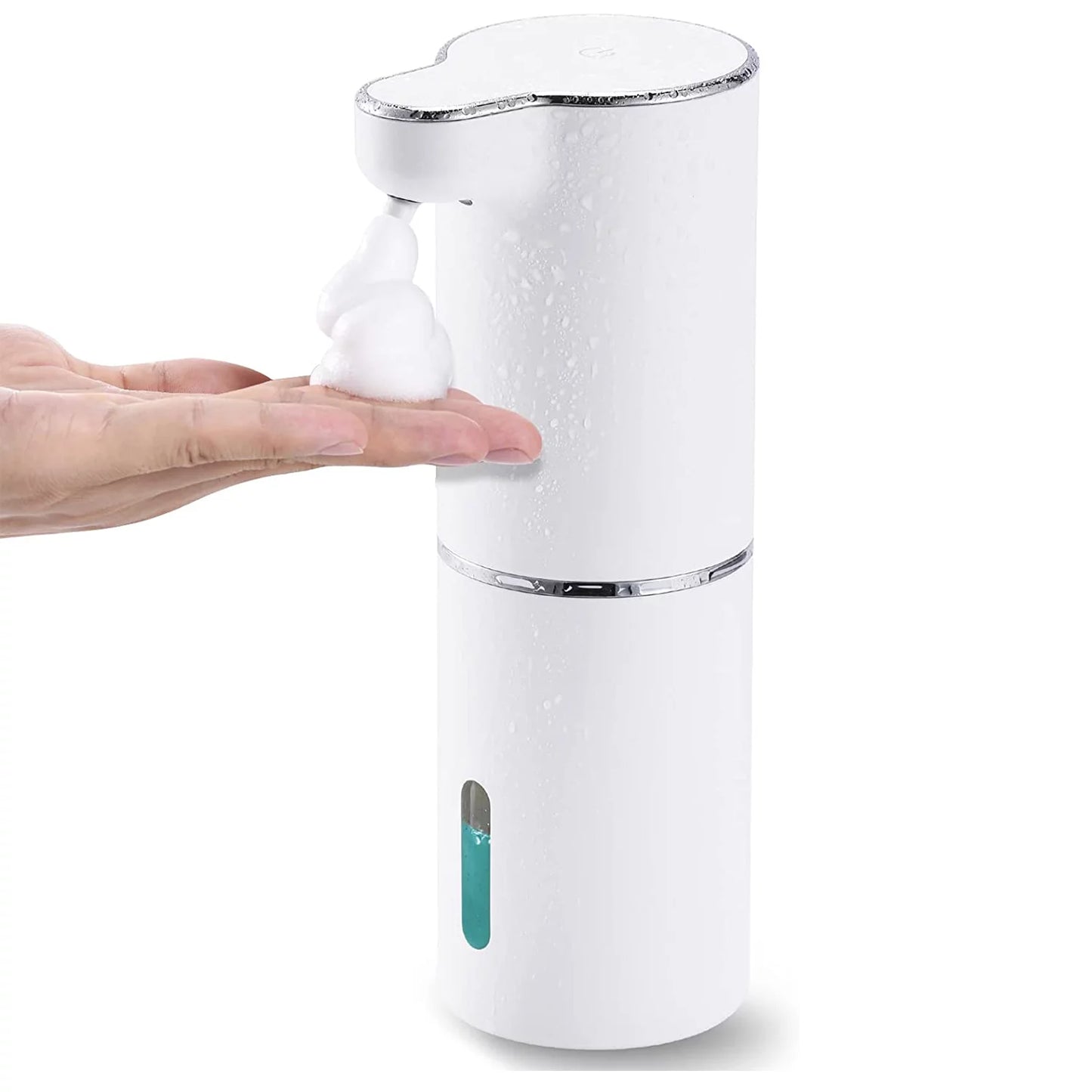 Automatic Liquid Soap Dispenser, Touchless Battery Operated Hand Soap Dispenser with Adjustable Soap Dispensing Volume Control Dial, Perfect for Commercial or Household Use