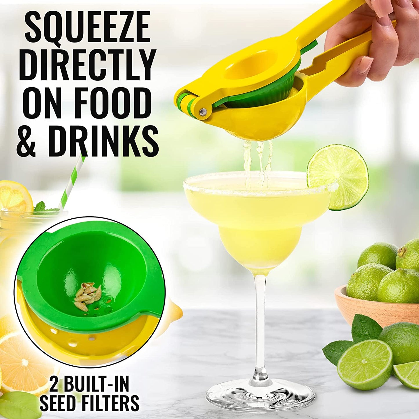 2 In 1 Lemon Lime Squeezer